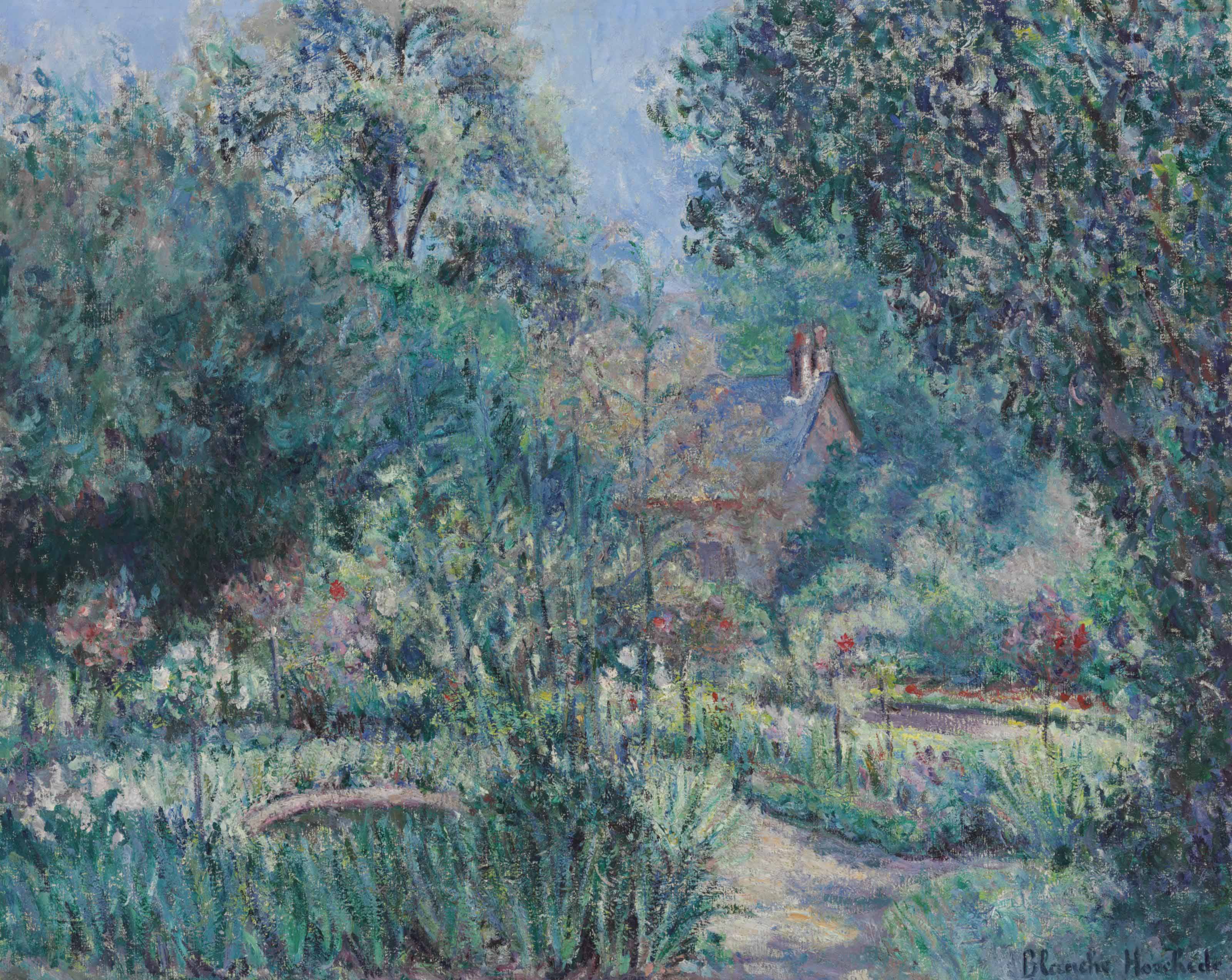 blanche hoschede-monet (1865-1947) | le jardin | paintings