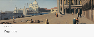 Corporate Topic Header