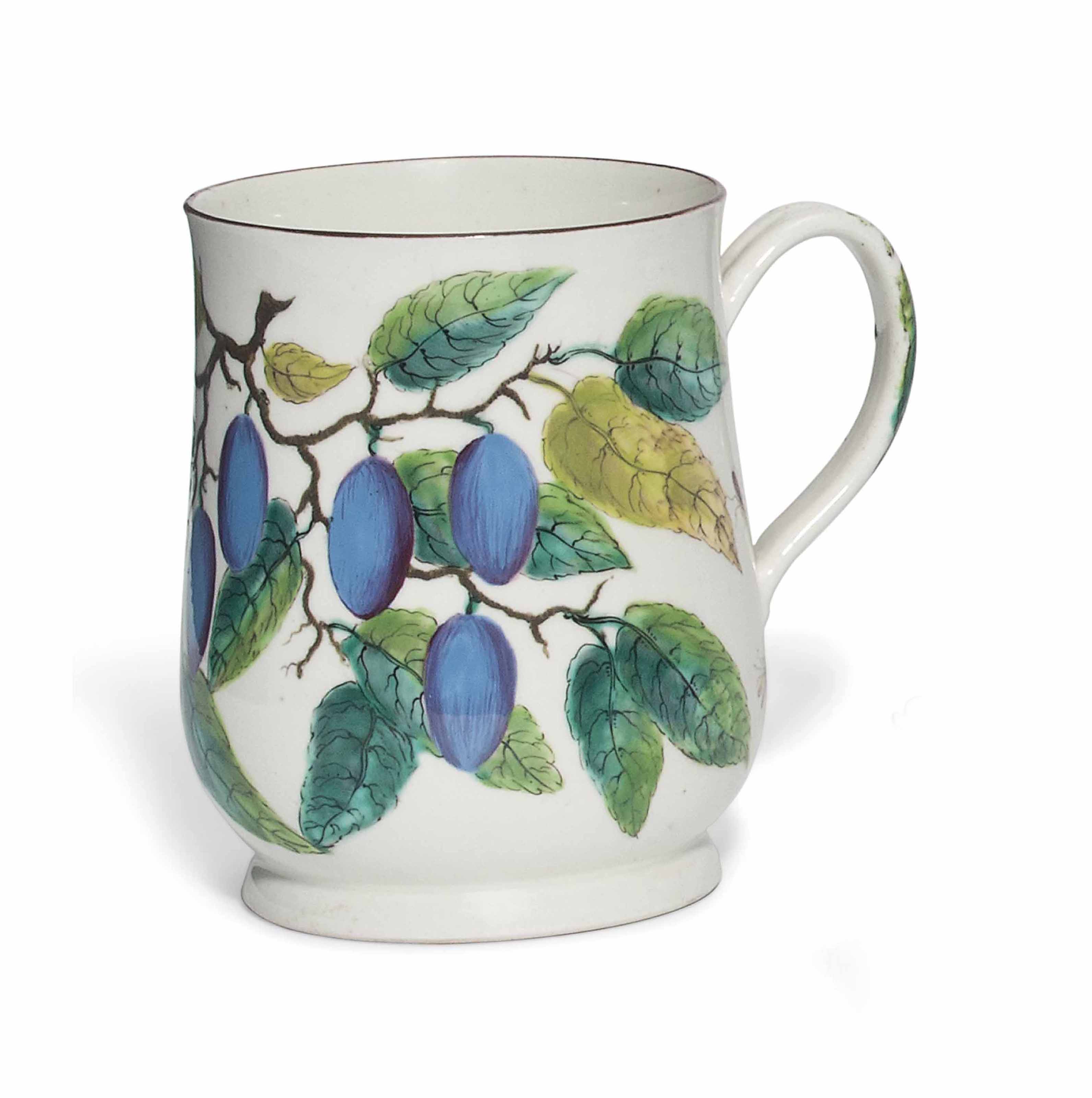 a bow botanical baluster mug