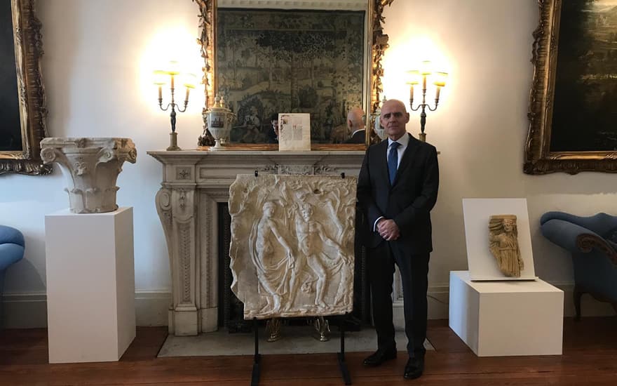 Works of Art Returned to Italy in Collaboration with the Italian Embassy